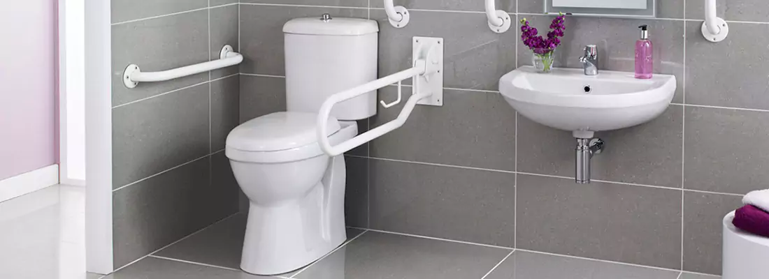 Modern Handicap Bathroom Solutions with Safety Features in Oakland Park, FL
